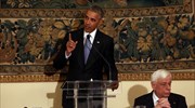 Ομπάμα: Θα έχετε τις ΗΠΑ δίπλα σας