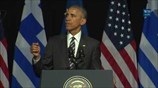 President Obama Delivers Remarks at the Stavros Niarchos Foundation Cultural Center