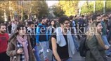 Προς την αμερικανική πρεσβεία η πορεία με τη σημαία
