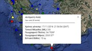 Σεισμός 3,8 Ρίχτερ νότια της Ιεράπετρας