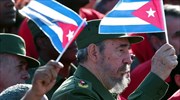 Αβάνα: Τελετή μνήμης για τον Φιντέλ Κάστρο στην Πλατεία της Επανάστασης