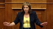 Διαψεύδει η Εύη Χριστοφιλοπούλου τα περί συμμετοχής της σε δείπνο για δημιουργία κόμματος