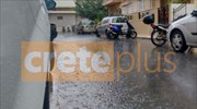 «Έβρεξε» προβλήματα στο Ηράκλειο Κρήτης