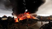 Ιράκ: Αγώνας για την κατάσβεση των πυρκαγιών στις πετρελαιοπηγές της Μοσούλης