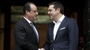 Σε εξέλιξη η συνάντηση Τσίπρα - Ολάντ