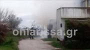 Λάρισα: Πυρκαγιά σε εργοστάσιο επίπλων