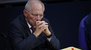 Schaeuble again bypasses debt, fiscal targets issues; points to reforms by Athens
