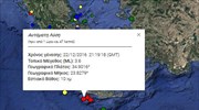 Σεισμός 3,6 Ρίχτερ νότια της Κρήτης
