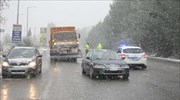 Αποκαταστάθηκε η κυκλοφορία στην περιφερειακή οδό Πεντέλης - Ν. Μάκρης