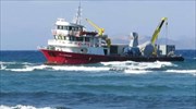 Κως: Ο καιρός εμποδίζει τον έλεγχο του τουρκικού πλοίου