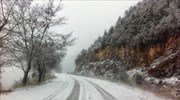 Χιόνια σε περιοχές της Μαγνησίας