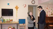 Επίσκεψη Κυρ. Μητσοτάκη στον σύλλογο «Φλόγα»