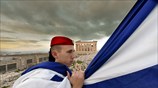 Έπαρση της ελληνικής σημαίας στην Ακρόπολη