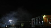 Γκαζάκια σε είσοδο πολυκατοικίας στο Ωραιόκαστρο