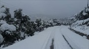 Κλειστοί δρόμοι στα ορεινά των Χανίων