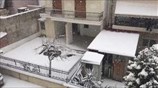 Χιονόπτωση στη Λάρισα