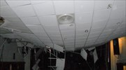 Μυτιλήνη: Κατέρρευσε από το χιόνι η στέγη του «Αναγνωστηρίου»