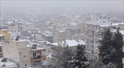 Χιονοπτώσεις σε περιοχές της βόρειας Ελλάδας