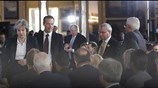 Αντιδράσεις από Κόρμπιν, Στέρτζιον για το «σκληρό Brexit» της Μέι