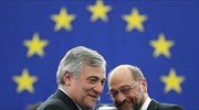 ΕΕ: Ο Μάρτιν Σουλτς παρέδωσε τη σκυτάλη στον Αντόνιο Ταγιάνι