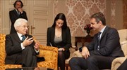 Μεταναστευτικό και οικονομία στη συνάντηση Μητσοτάκη - Ματαρέλα