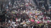 ΗΠΑ: Κοσμοσυρροή στις «Πορείες Γυναικών» κατά της ατζέντας Τραμπ