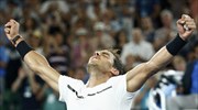 Τένις: Ο Ναδάλ συμπλήρωσε την οκτάδα στο Australian Open