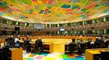Στιγμιότυπο από τη σημερινή συνεδρίαση του Eurogroup