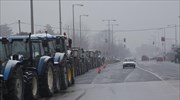 Κλειστή από αγρότες η Θεσσαλονίκης - Σερρών στο ύψος του Λευκώνα