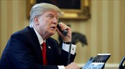 Τηλεφωνική επικοινωνία Τραμπ με τον πρόεδρο της Κίνας
