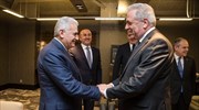Τήρηση της συμφωνίας με την Ε.Ε. ζήτησε ο Αβραμόπουλος από τον Γιλντιρίμ