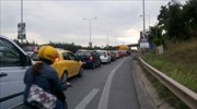 Καραμπόλα στην περιφερειακή οδό της Θεσσαλονίκης