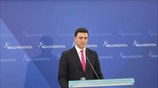 Ενημέρωση των πολιτικών συντακτών από τον εκπρόσωπο Τύπου της Ν.Δ. Β. Κικίλια
