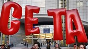 Υπέρ της συμφωνίας CETA τάχθηκε επισήμως η Ν.Δ.