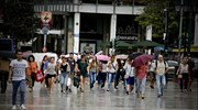 Προβλήματα από την ισχυρή βροχή σε περιοχές της Αθήνας