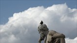 Στιγμιότυπο από το κέντρο της Αθήνας