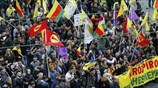 Χιλιάδες Κούρδοι διαδήλωσαν στη Φρανκφούρτη κατά του Ερντογάν