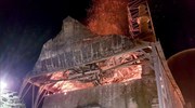 Early - morning fire at historic Ottoman-era mosque in extreme NE Greece