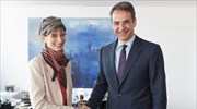 Συνάντηση Κυρ. Μητσοτάκη με πρέσβη Ηνωμένου Βασιλείου