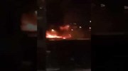 Εύοσμος Θεσσαλονίκης: Πυρκαγιά πάνω από την περιφερειακή οδό