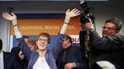Πρωθυπουργός Ζάαρλαντ: Μήνυμα κατά του συνασπισμού SPD-Die Linke η νίκη του CDU