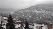 Ασθενείς χιονοπτώσεις στα ορεινά του νομού Ιωαννίνων
