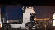 Τροχαίο με νταλίκες στον Πλαταμώνα