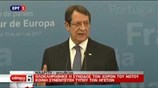 Ο Ν. Αναστασιάδης στη Σύνοδο των χωρών του Νότου
