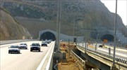 Κίνηση στο ρεύμα εξόδου της Αθηνών - Κορίνθου