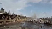 Συρία: Ισχυρή έκρηξη κοντά σε κομβόι λεωφορείων που μετέφερε αμάχους (σκληρές εικόνες)
