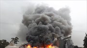 Ιωάννινα: Πυρκαγιά κατέστρεψε ολοσχερώς μονάδα παραγωγής ζωοτροφών