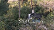 Λουτράκι: Αυτοκίνητο έπεσε σε γκρεμό - Τρεις τραυματίες
