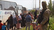 Συρία: Συνεχίστηκε η εκκένωση τεσσάρων πολιορκημένων περιοχών