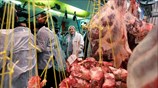Στιγμιότυπο από την προεκλογική εκστρατεία της Μαρίν Λεπέν 